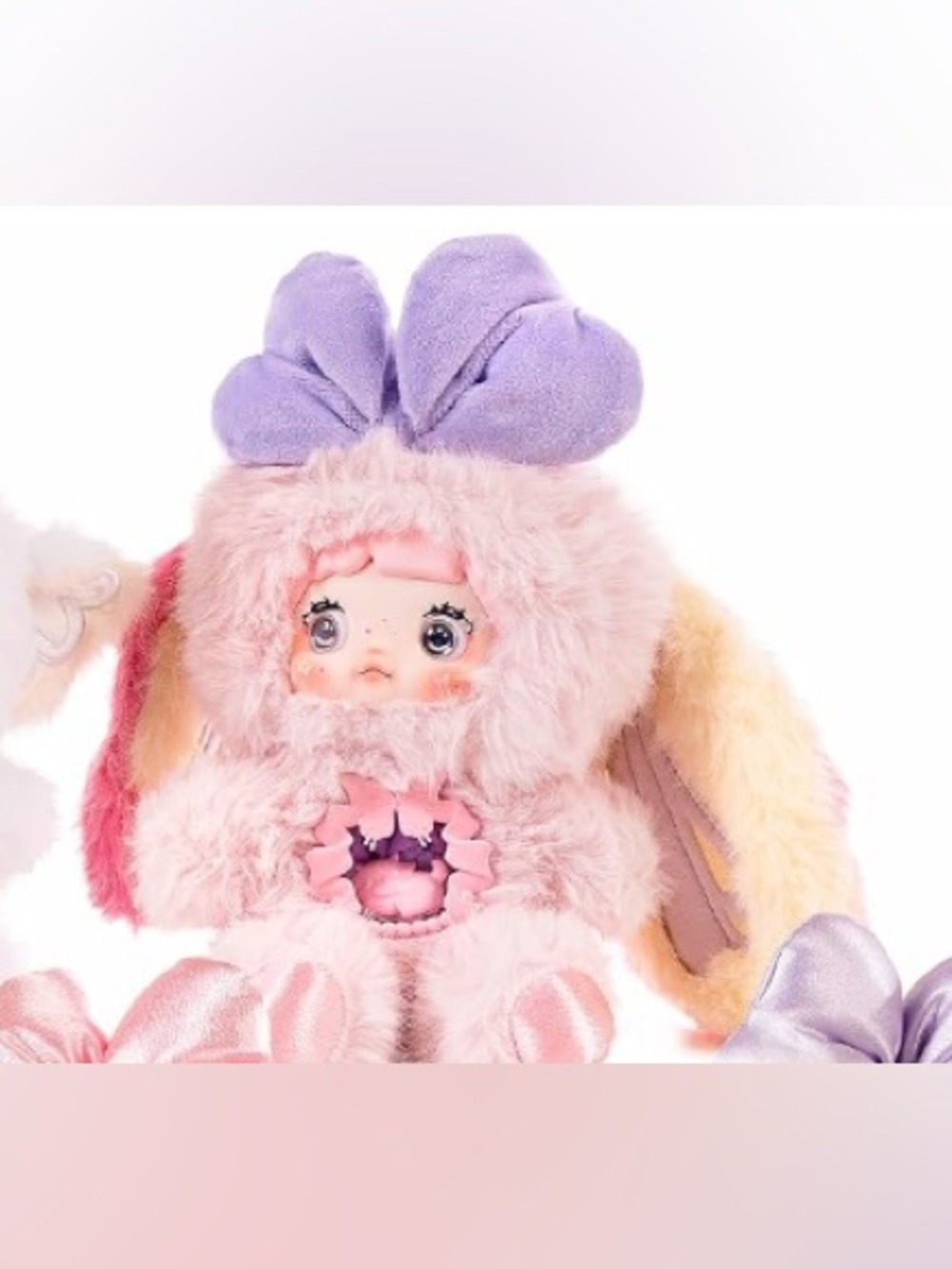 ✨NWOT✨ Nommi Plush Fantasy World Series Figure with Keychain in Pastel Pink